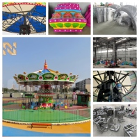 Attraction de chaises volantes rotatives de luxe Nova Rides 24 places, modèle FY-24-1, pour enfants