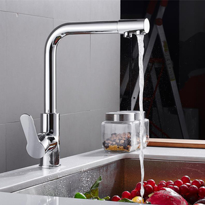 Grifo Mezclador de Cocina Monomando de 3 Vías con Filtro Purificador de Agua Fría y Caliente AT8808 - Product Image 1