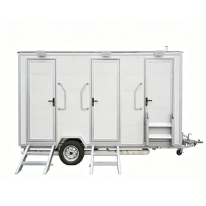 Bagno Mobile a 2 Assi, Toilette Portatile da Viaggio, Rimorchio Bagno di Lusso in Plastica in Vendita - Product Image 1