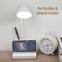 Lampe de bureau LED USB rechargeable moderne personnalisée avec contrôle tactile, intensité réglable et pliable pour le bureau et le salon