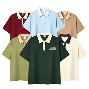 Polo pour homme personnalisé avec logo, uniforme scolaire, tenue d'équipe, séchage rapide, respirant, anti-humidité, coupe confortable, tissu extensible - Product Image 4