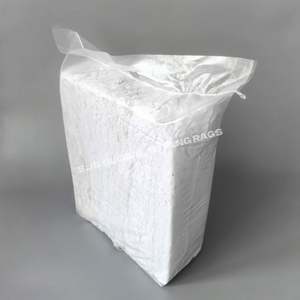 Paños de Limpieza de Algodón Blanco 100% de Alta Absorbencia, Trapos Industriales de Algodón Reciclado para Limpieza - Product Image 1