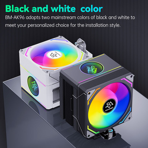 SNOWMAN MX94 <span class=keywords><strong>CPU</strong></span> Air Cooler 4 Heatpipes 92mm Altura ARGB Ventilador silencioso <span class=keywords><strong>CPU</strong></span> Cooler con rodamiento fluido para AMD Intel 1700/1150/1151 - Product Image 4
