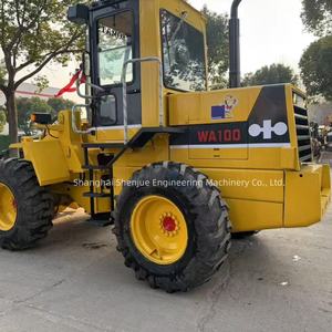 Cargadora Pequeña Komatsu WA100 Usada de Alta Calidad a Bajo Precio, Maquinaria de Ingeniería, Cargadoras Komatsu WA100 380 500 en Oferta - Product Image 3