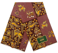 Tissu en coton peigné 100 % tissé, motif batik africain, type Dobby, en cire, Ankara, pour chemises, costumes et rideaux pour garçons - Collection 2026
