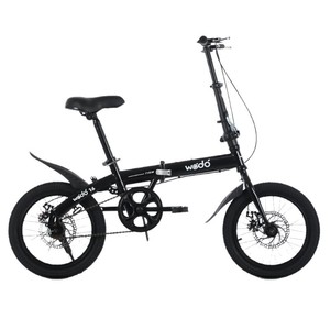 Vélo pliant Wodo 16 pouces avec freins à disque, mini vélo pour adultes et étudiants - Product Image 1