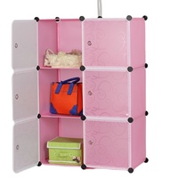 Vente Directe Usine Armoire à Vêtements pour Enfants en PP DIY Placard Portable Étudiant Rangement Vêtements Couettes