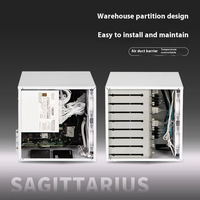 Boîtier NAS compact en métal 21,8 L, 8 baies, remplaçable à chaud, avec 4 emplacements PCIe pleine hauteur pour ordinateur de bureau