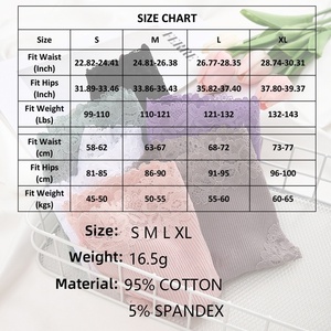 Culottes Triangle Sans Coutures Taille Moyenne pour Femmes - Entrejambe en Coton, Confortables et Sexy, Culottes en Coton Côtelé - Product Image 3