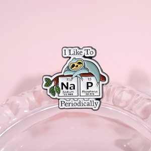 Mất một chút thời gian suy nghĩ định kỳ các yếu tố bảng tuần hoàn chân màu yếu tố hóa học Trâm khoa học thí nghiệm ve áo Pin men - Product Image 1