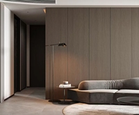 Revestimiento de Pared SPC de Fácil Instalación con Clic, Impermeable, con Textura de Madera UV, Lámina de PVC, Panel de Pared SPC para Decoración de Interiores