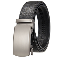 Ceinture en cuir pour homme LY36-8087, nouvelle ceinture en cuir véritable avec boucle automatique en alliage, ceinture en cuir pour homme avec boucle automatique de créateur