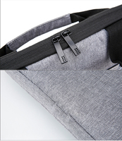 Housse d'ordinateur portable imperméable, durable, en nylon, élégante, antichoc, écologique, pour tablette et ordinateur portable, avec bandoulière