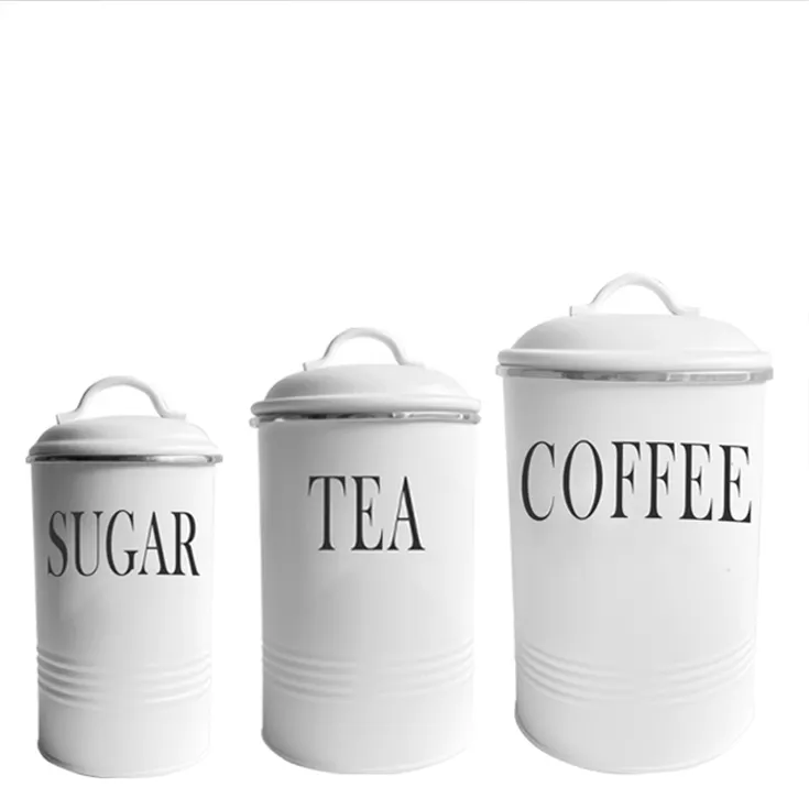 ของใช้ในครัวเรือนตู้กับข้าวภาชนะจัดเก็บชากาแฟน้ำตาล