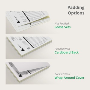 Carbonless hóa đơn in hóa đơn Ghi Sổ <span class=keywords><strong>2</strong></span> phần 50 bộ tùy chỉnh Cmyk <span class=keywords><strong>4</strong></span> màu in Offset hình chữ nhật dập nóng tùy chỉnh - Product Image 3