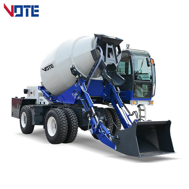 Small 2.6 Cubic Meter Mobile Self Loading Concrete Mixer Truck Self Punking Mobile Concrete Mixer Trucks Manufacturer Provided