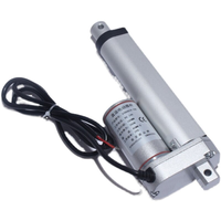 Actionneur linéaire 5 mm/s 12 V 24 V, course de 50 mm, 1000 N, mini moteur électrique et kit d'actionneur linéaire pour tondeuse à gazon