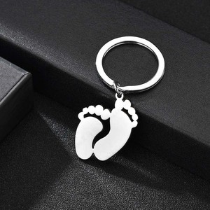 Porte-clés en acier inoxydable minimaliste, design <span class=keywords><strong>anime</strong></span> gravé, style dessin animé, pendentif puzzle <span class=keywords><strong>couple</strong></span>, étanche, pour anniversaire - Product Image 2