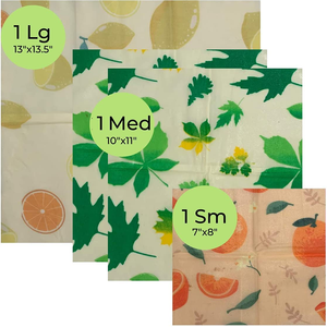 Eco Friendly Custom Private Label 3-Pack Food Grade Reusable Organic Kitchen <strong>Beeswax</strong> Food <strong>Paper</strong> Wraps Set for Keeping Fresh - Product Image 6