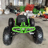 Go Kart de Gasolina de 212cc en Oferta, Motor de 4 Tiempos, Buggy de Carreras con Chasis Reforzado para Diversión al Aire Libre para Adolescentes y Adultos