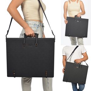 A3 Artist <b>Binder</b> <b>Leather</b> Portfolio for Painters and Art Supplies Featuring a Padfolio <b>Leather</b> Folder and Pencil Bag - Product Image 2