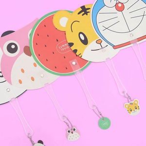 Éventail publicitaire rond en PP, abordable, en plastique, type picket - Product Image 4