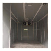 Cámara Frigorífica Industrial Grande con Sistema de Refrigeración por Amoníaco para Pescado, Mariscos y Carne