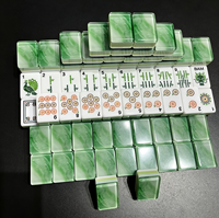 Jeu de tuiles de Mahjong américain 160 pièces en acrylique, impression intérieure 4 couches, gravé et peint, luxe, qualité supérieure, vente en gros