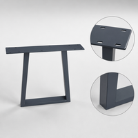 Pieds de table en fonte métallique pour restaurant, base de table industrielle pour café et restaurant