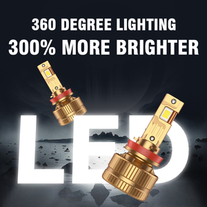 SAIMAN 300W Haute Puissance Triple Tube De Cuivre Led Phares 9005 Feux De Croisement Haute 6000k Triple Cuivre Dissipation Thermique pour <span class=keywords><strong>Voiture</strong></span> - Product Image 5