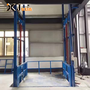 Plateforme élévatrice hydraulique fixe pour marchandises, intérieure et extérieure, avec <span class=keywords><strong>cage</strong></span> de protection - Product Image 4