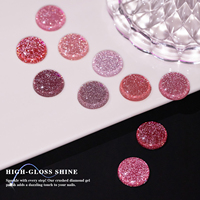 Vendeeni – Collection de vernis gel réfléchissants disco 15 couleurs, FREETPO HEMA OEM, vernis à ongles gel pailleté diamant pour salon de manucure