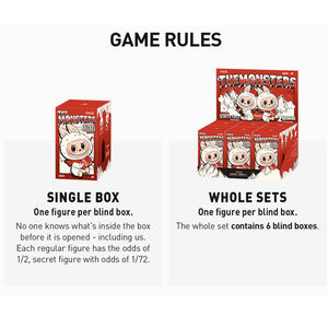 Caja Sorpresa de Peluches de Animales de la Serie <span class=keywords><strong>COCA</strong></span>-COLA de MART, Originales y Auténticos, con Cara de Vinilo de Monstruos, Llaveros y Juguetes - Product Image 5