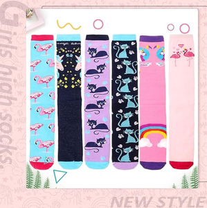 ถุงเท้ายาวถึงเข่าน่ารักสำหรับเด็กผู้หญิงถุงเท้ายาวถึงต้นขาถุงเท้าทรงสูงแปลกใหม่ใส่สบายสำหรับเป็นของขวัญ - Product Image 3