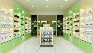 Meubles de magasin médical sur mesure Affichage de magasin de <span class=keywords><strong>pharmacie</strong></span> Conception d'équipement de magasin de détail Vitrines d'usine de la Chine - Product Image 2