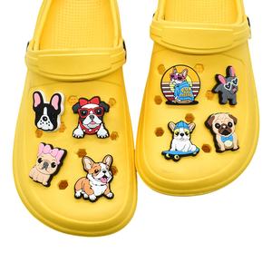 Customized New Cute Diy Chihuahua French Bulldog Clog Sandal Accessories Puppy Paws Shoes Decorations <b>Dogs</b> Mom Shoes Charms - Product Image 5