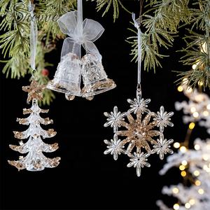 2025 Premium Noël Cristal Arbre Décorations <span class=keywords><strong>De</strong></span> Luxe Ornements Suspendus <span class=keywords><strong>De</strong></span> Haute Qualité Personnalisé Festival Arbre <span class=keywords><strong>De</strong></span> Noël Décor - Product Image 1