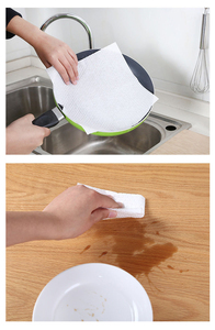 Toalla de cocina <span class=keywords><strong>lavable</strong></span> desechable con absorción de aceite y agua, <span class=keywords><strong>papel</strong></span> de cocina de etiqueta privada, fuerte y grueso, precio de fábrica - Product Image 5