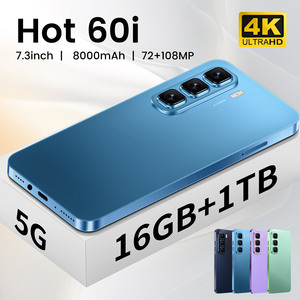 Teléfono móvil Infinix Hot 60i de alto rendimiento 16GB RAM 8000mAh batería 120W carga rápida 108MP cámara trasera HD francés español - Product Image 2