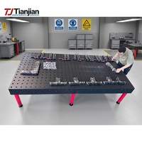 Vente directe d'usine, table de soudage 3D D28 robuste et résistante pour atelier de soudage mécanique en métal