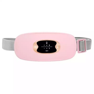 Vibration Hot Compress <b>Belt</b> Menstrual Heating Waist <b>Belt</b> Warm <b>Belt</b> <b>Period</b> Pain Relief - Product Image 1