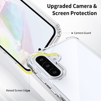 Coque transparente hybride TPU PC pour Samsung Galaxy A36 5G