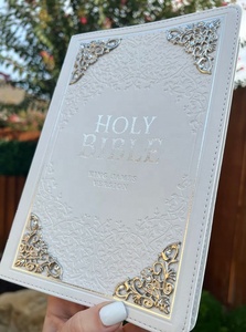 Service d'impression de livres de haute qualité avec reliure cousue en couverture rigide et dorure à chaud personnalisée pour la Bible - Product Image 5