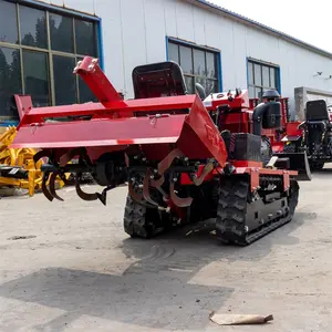 Mini Tractor de granja multifuncional, 25HP, para uso agrícola, cultivador rotativo