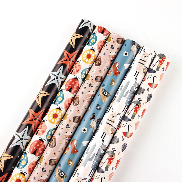 Wholesale Custom High Quality Wrapping Kraft Paper for Gift Packaging Hot Sale Luxury Wrapping Paper.