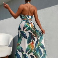 Vanfound Driedelige Grensoverschrijdende Badkleding Set Met Damestechnop Met Diamanten Decor, Gradiënt Met Lange Rok Voor Buitenlandse Handel