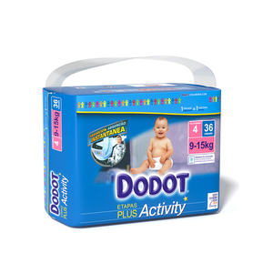 Pañales Desechables para Bebés <span class=keywords><strong>DODOT</strong></span>, Pantalones de Entrenamiento, Material de Algodón OEM al por Mayor, Prevención de Fugas 3D, Cinta Mágica Colorida, Secos - Product Image 2