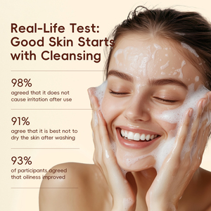 LAIKOU 50g Crème Lavante Visage Douce Nettoyante Hydratante Éclaircissante Réparatrice des <span class=keywords><strong>Pores</strong></span> Réduction des Points Noirs Nettoyant Soyeux au Riz - Product Image 6
