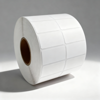 Papel Adhesivo Térmico Directo Zexu T1 en Rollo para Etiquetas de Códigos de Barras para Empaquetado con Forma Irregular
