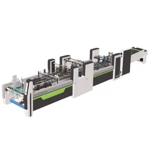 High speed automic mini box and corrugated folder gluer 4 points machine